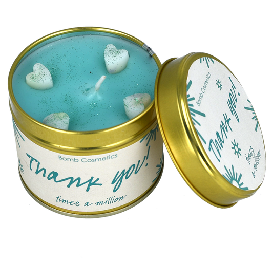 Thank You Occasion Tinned Candle