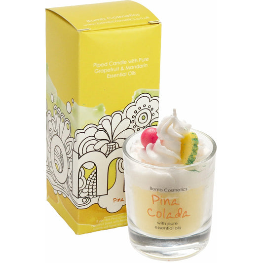 Pina Colada  Piped Candle