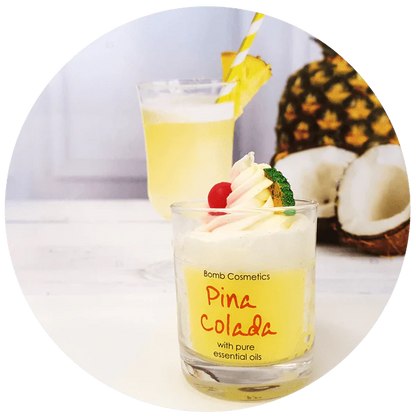 Pina Colada  Piped Candle