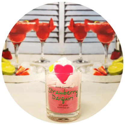 Strawberry Daiquiri Piped Candle